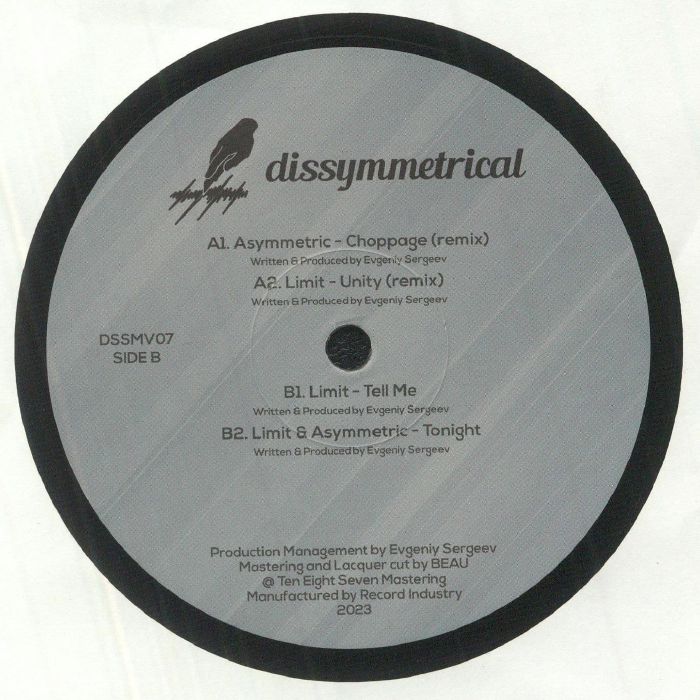 Dissymmetrical Music Vinyl