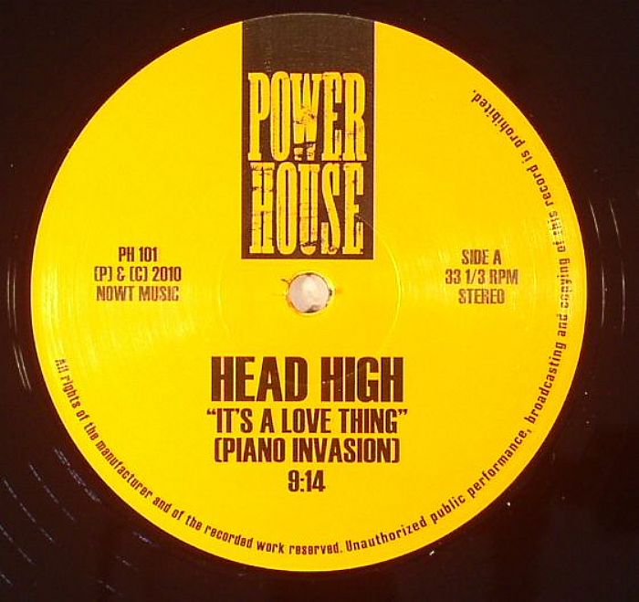 Head High Aka Shed Its A Love Thing (Piano Invasion) (reissue)