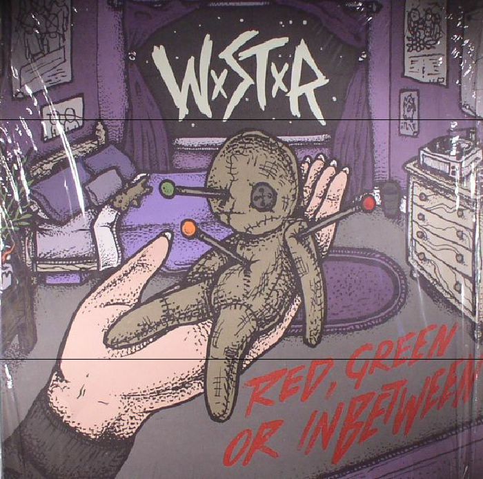 Wstr – Red Green Or Inbetween vinyl cover