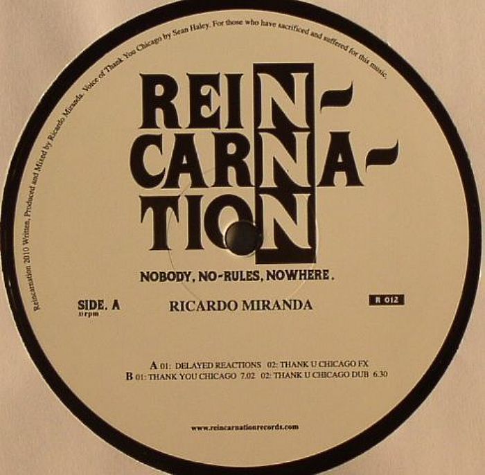 Ricardo Miranda Thank You Chicago EP