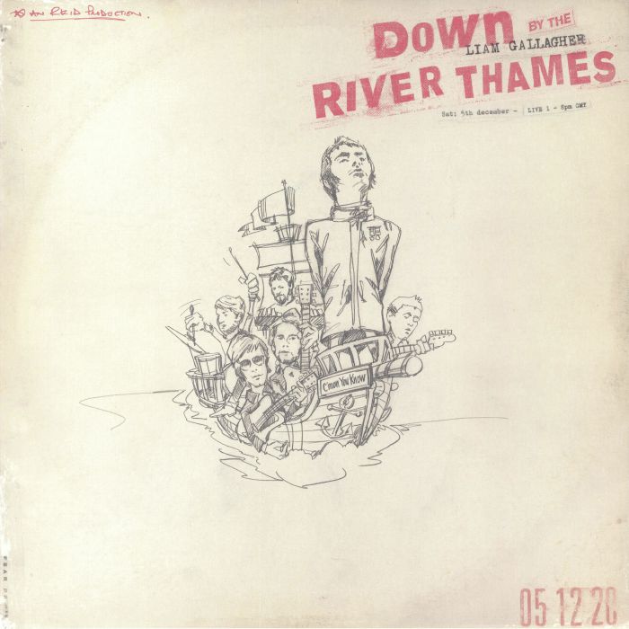 Liam Gallagher – Down By The River Thames vinyl cover