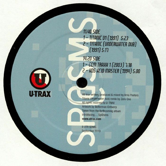Spasms – Titanic EP vinyl cover