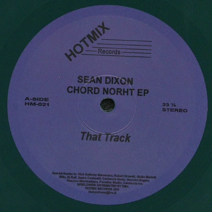 Sean Dixon Chord North EP