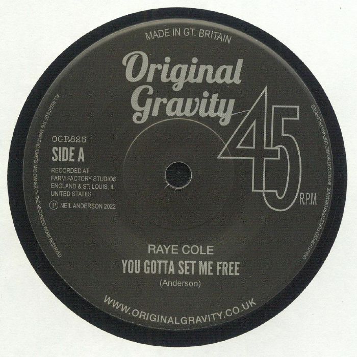 Raye Cole | Rachel Maxann – You Gotta Set Me Free vinyl cover