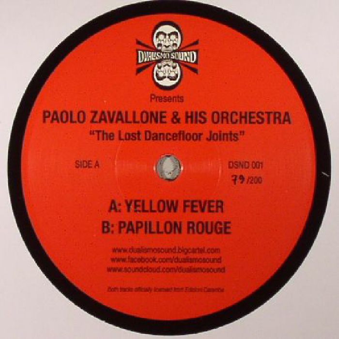 Paolo Zavallone and His Orchestra The Lost Dancefloor Joints