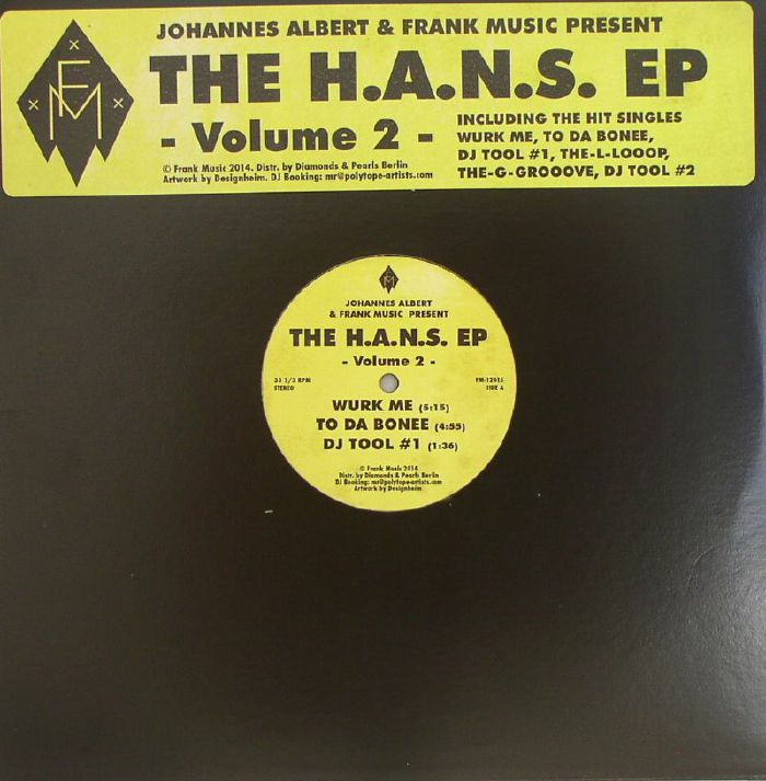 Johannes Albert The HANS EP: Volume 2