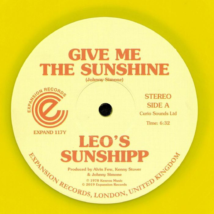 Leos Sunshipp – Give Me The Sunshine vinyl cover