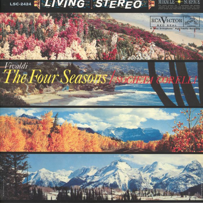 Antonio Vivaldi | Societa Corelli – The Four Seasons vinyl cover