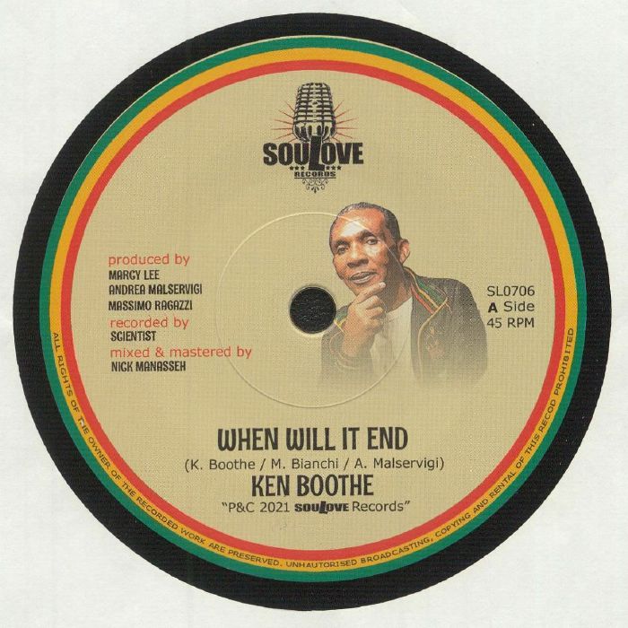 Ken Boothe | Soulove Band | Nick Manasseh When Will It End