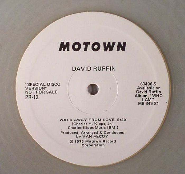 David Ruffin Walk Away From Love (special disco version) (reissue)