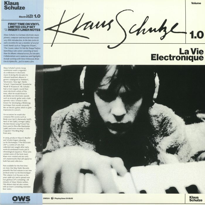 Klaus Schulze – La Vie Electronique Volume 1 vinyl cover