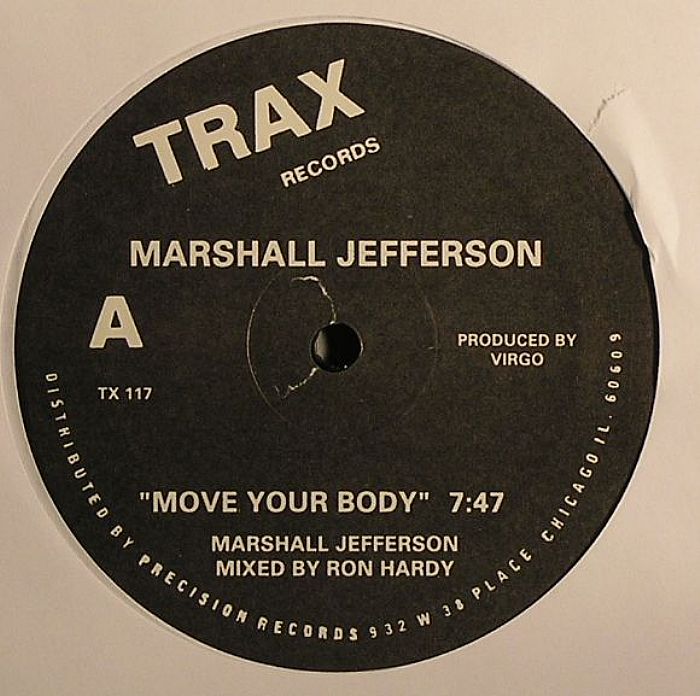 Marshall Jefferson – Move Your Body vinyl cover