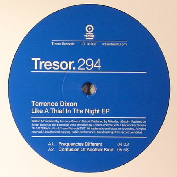 Terrence Dixon Like A Thief In The Night EP