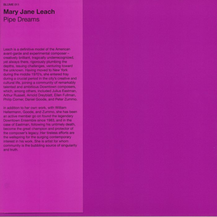 Mary Jane Leach Pipe Dreams
