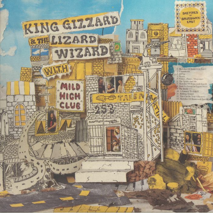 King Gizzard and The Lizard Wizard | Mild High Club – Sketches Of Brunswick East vinyl cover