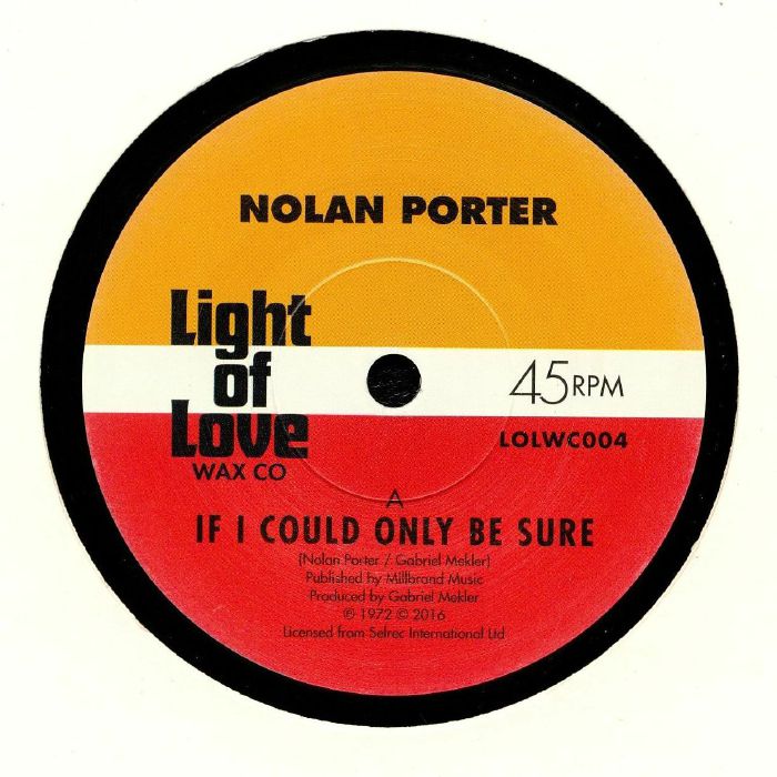 Nolan Porter If I Could Only Be Sure