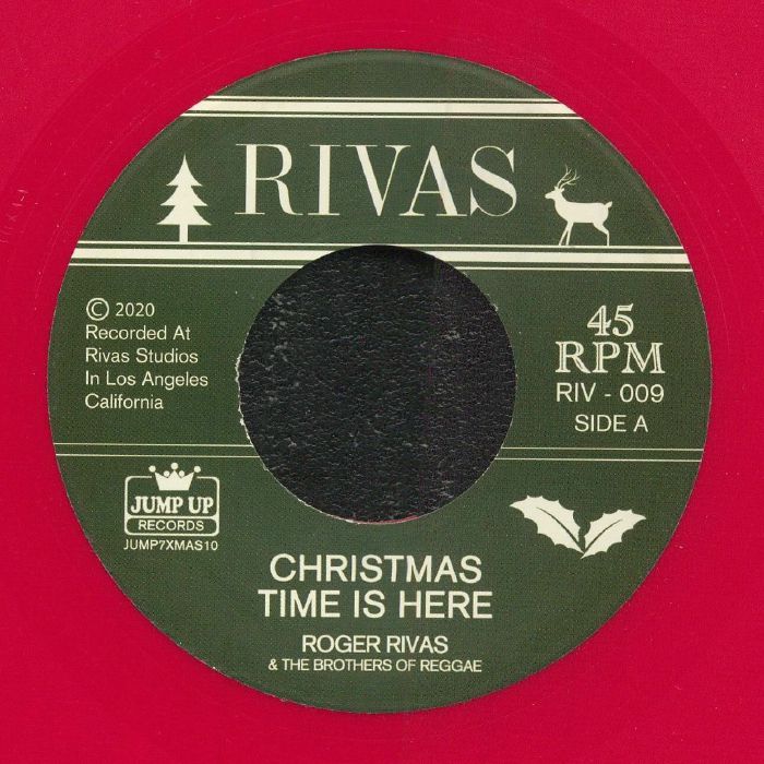 Roger Rivas | The Brothers Of Reggae – Christmas Time Is Here vinyl cover