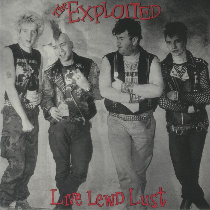 The Exploited – Live Lewd Lust vinyl cover