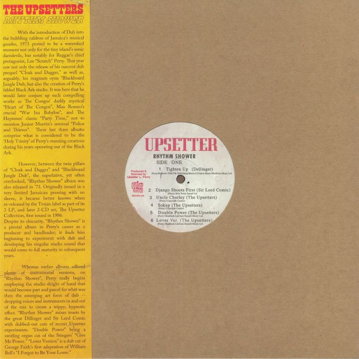 The Upsetters – Rhythm Shower vinyl cover
