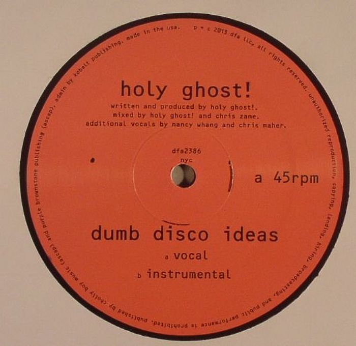 Holy Ghost! Dumb Disco Ideas