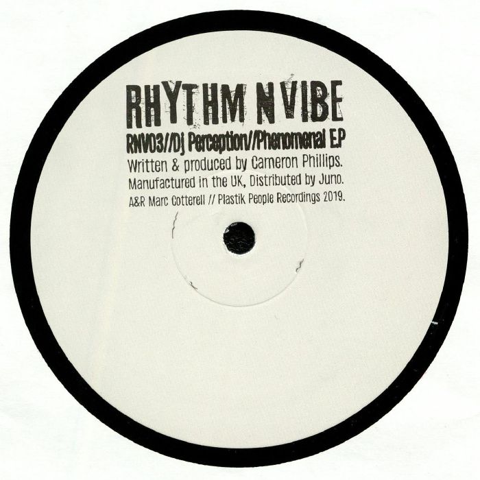 DJ Perception – Phenomenal EP vinyl cover
