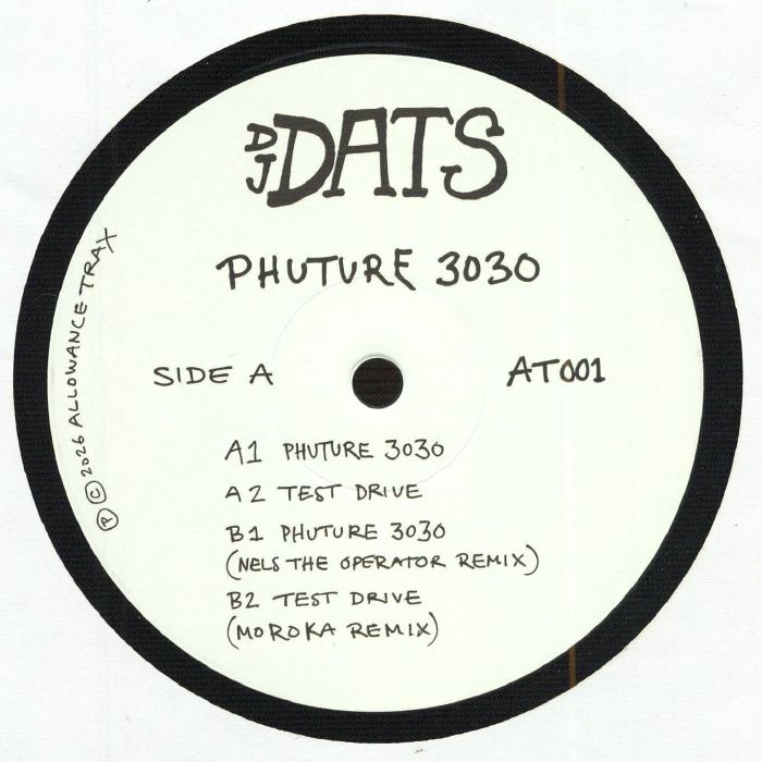 DJ Dats – Phuture 3030 vinyl cover