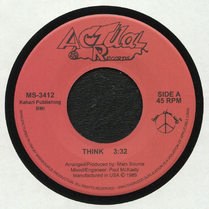 Main Source – Think vinyl cover