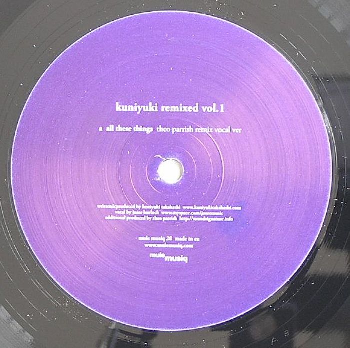 Kuniyuki – Remixed Vol 1 vinyl cover