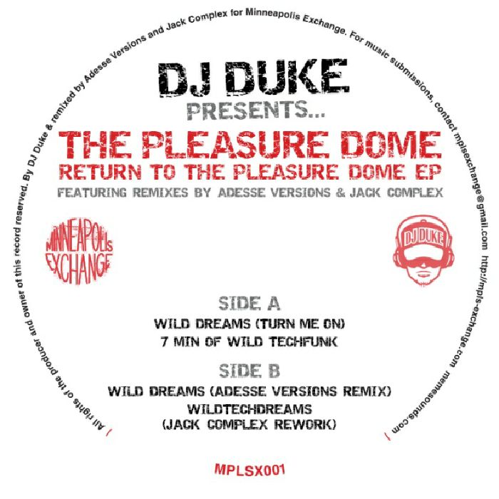 DJ Duke | The Pleasure Dome Return To The Pleasure Dome EP (includes Adesse versions remix)