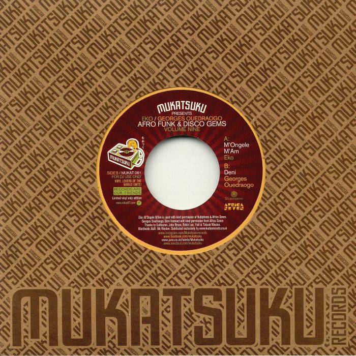 Mukatsuku Presents Eko | Georges Ouedraogo Afro Funk & Disco Gems Volume Nine