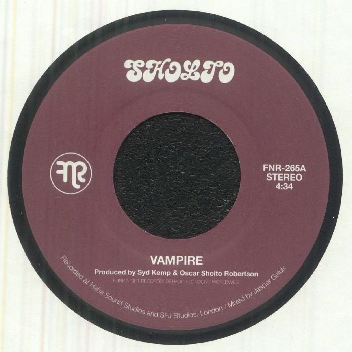 Sholto – Vampire vinyl cover