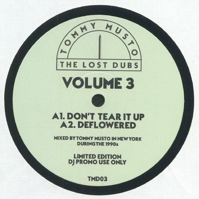 Tommy Musto The Lost Dubs Volume 3