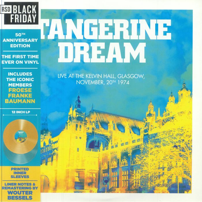 Tangerine Dream Live At The Kelvin Hall Glasgow 1974 (50th Anniversary Edition) (Record Store Day Black Friday RSD 2024)