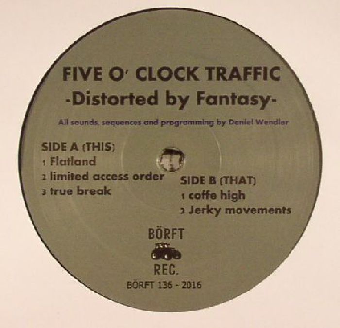 Five Oclock Traffic Distorted By Fantasy