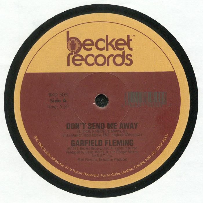 Garfield Fleming Dont Send Me Away (Record Store Day 2019)