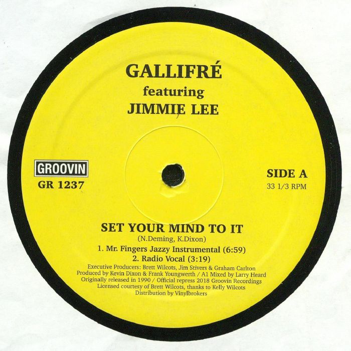 Gallifre | Jimmie Lee Set Your Mind To It