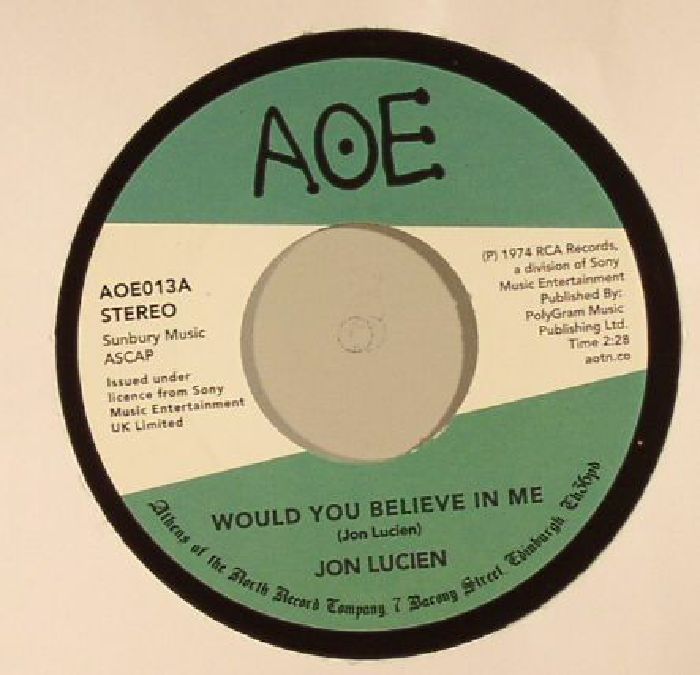 Jon Lucien – Would You Believe In Me vinyl cover