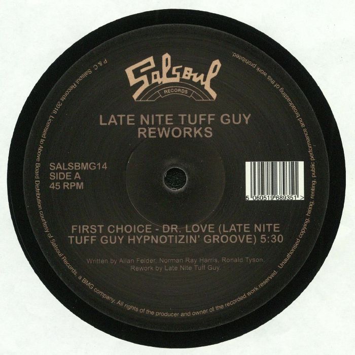 First Choice | Double Exposure | Late Nite Tuff Guy Dr Love (Late Nite Tuff Guy Reworks) (Record Store Day 2018)