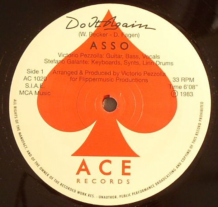 Asso – Do It Again vinyl cover