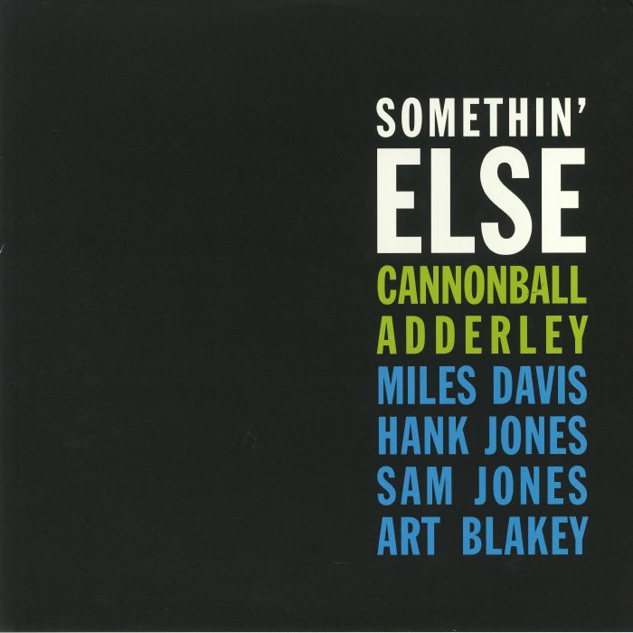 Cannonball Adderley – Somethin Else vinyl cover