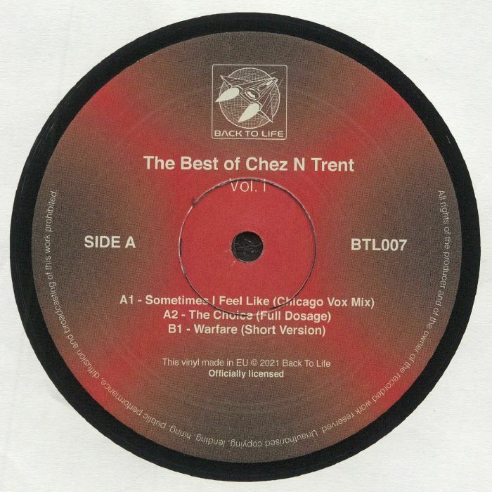 Ron Trent | Chez Damier – The Best Of Chez N Trent Vol 1 vinyl cover