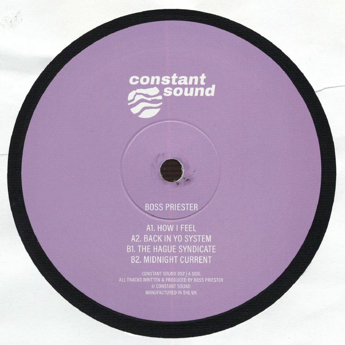 Boss Priester – CS 052 vinyl cover