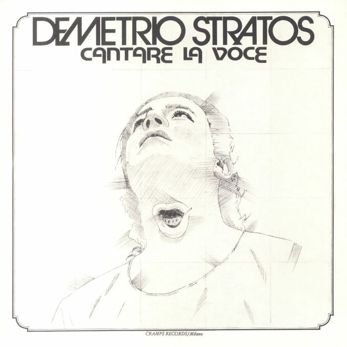 Demetrio Stratos – Cantare La Voce vinyl cover