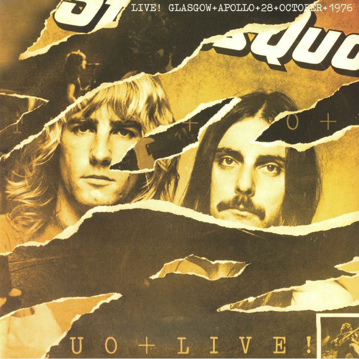 Status Quo – Live In Glasgow 28th October 1976 vinyl cover