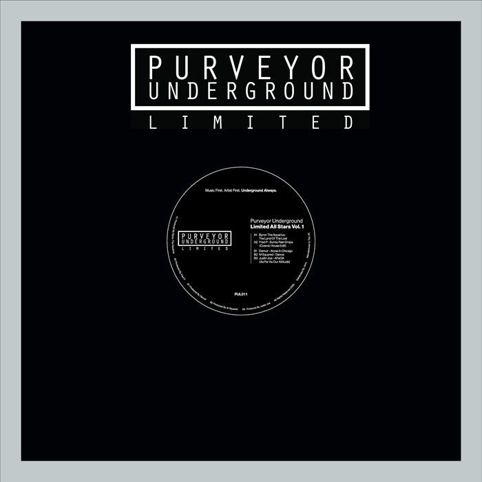 Byron The Aquarius | Demuir | Fred P | M Squared | Justin Joe – Purveyor Underground Limited All Stars Vol 1 vinyl cover
