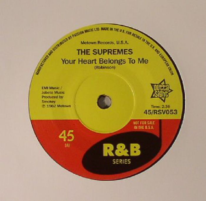 The Supremes Your Heart Belongs To Me
