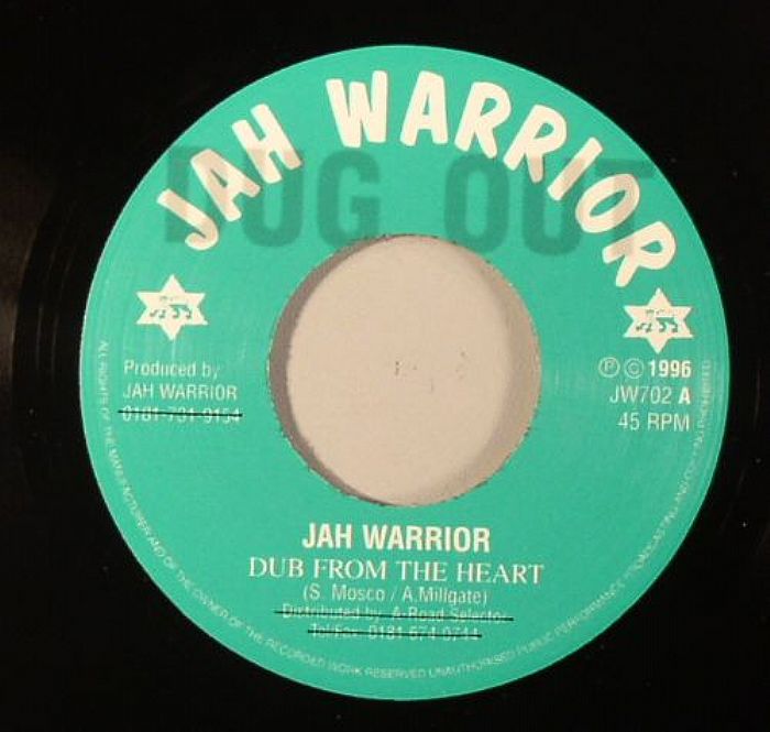 Jah Warrior – Dub From The Heart vinyl cover