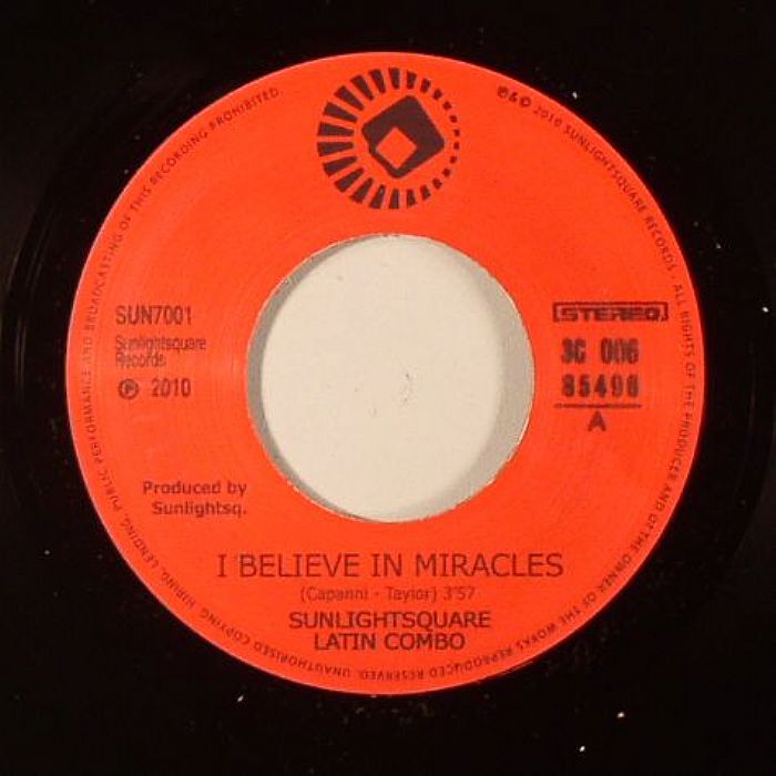 Sunlightsquare Latin Combo – I Believe In Miracles vinyl cover