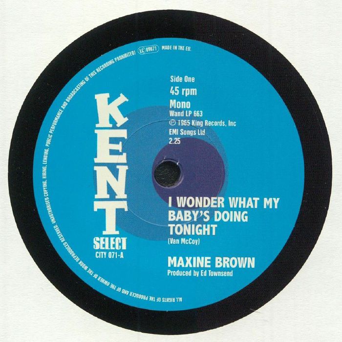 Maxine Brown | Chuck Jackson I Wonder What My Babys Doing Tonight