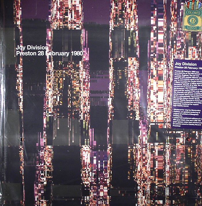 Joy Division – Preston 28 February 1980 vinyl cover